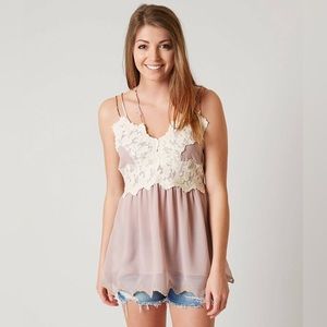 Gimmicks Chiffon Tank Top